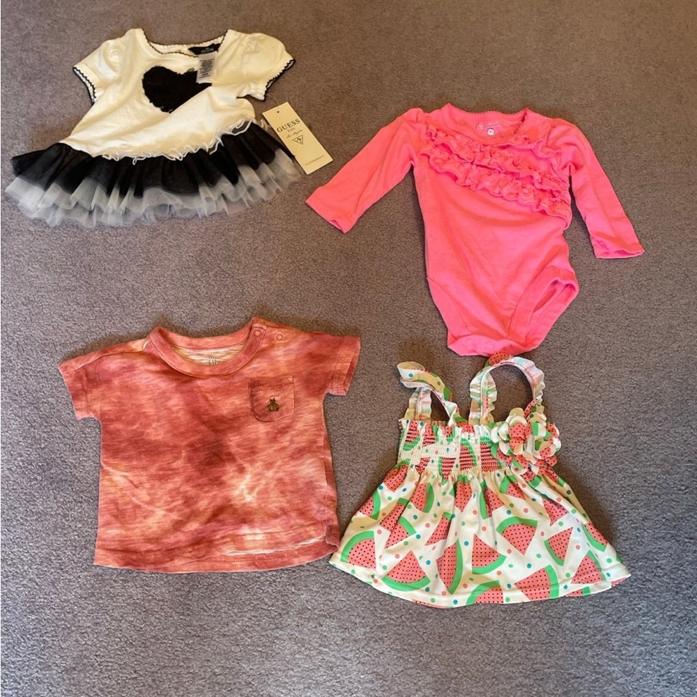 Baby Girls Mixed Outfit Bundle 3-6 Months